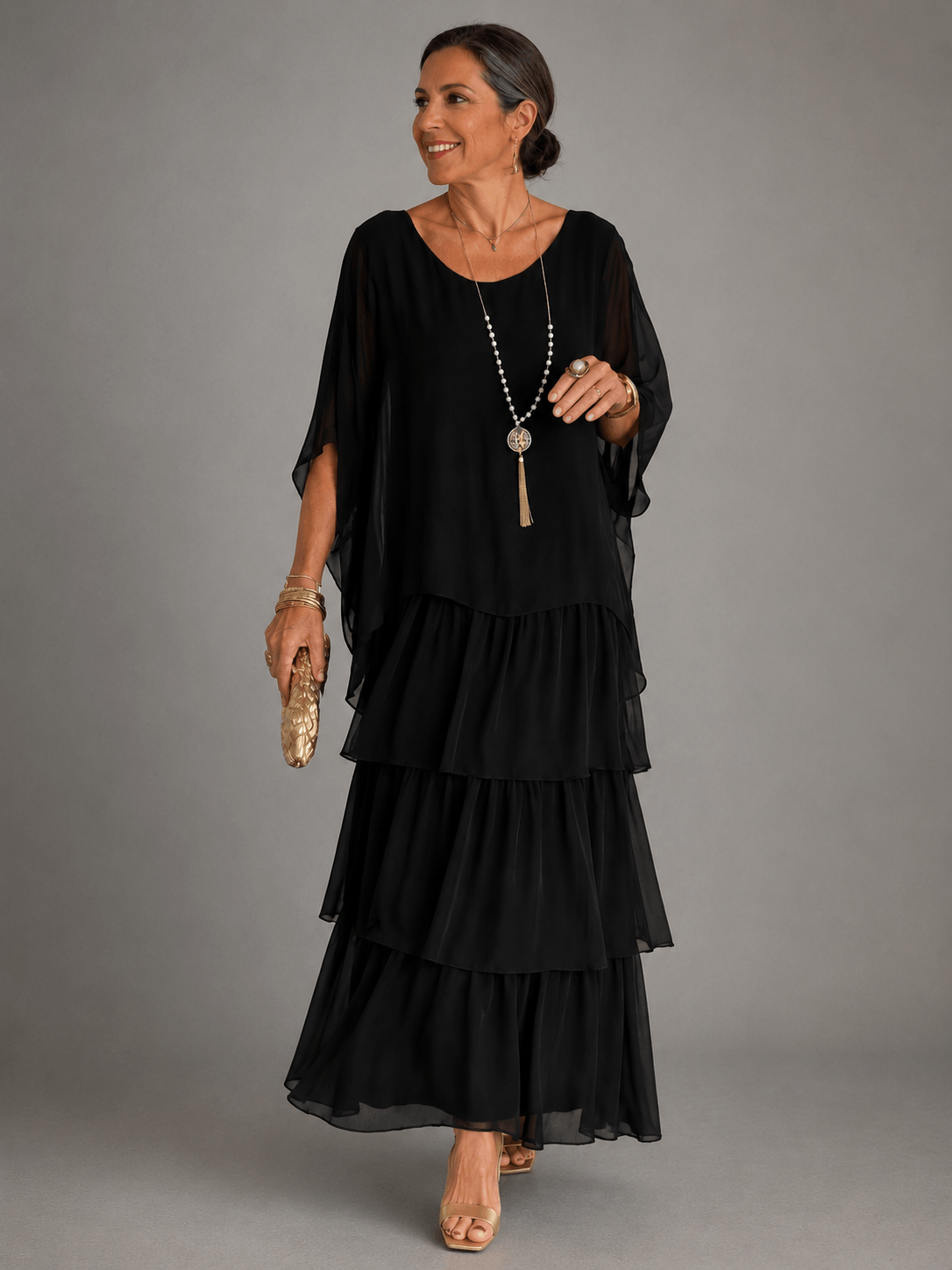 Linden Tiered Maxi Dress
