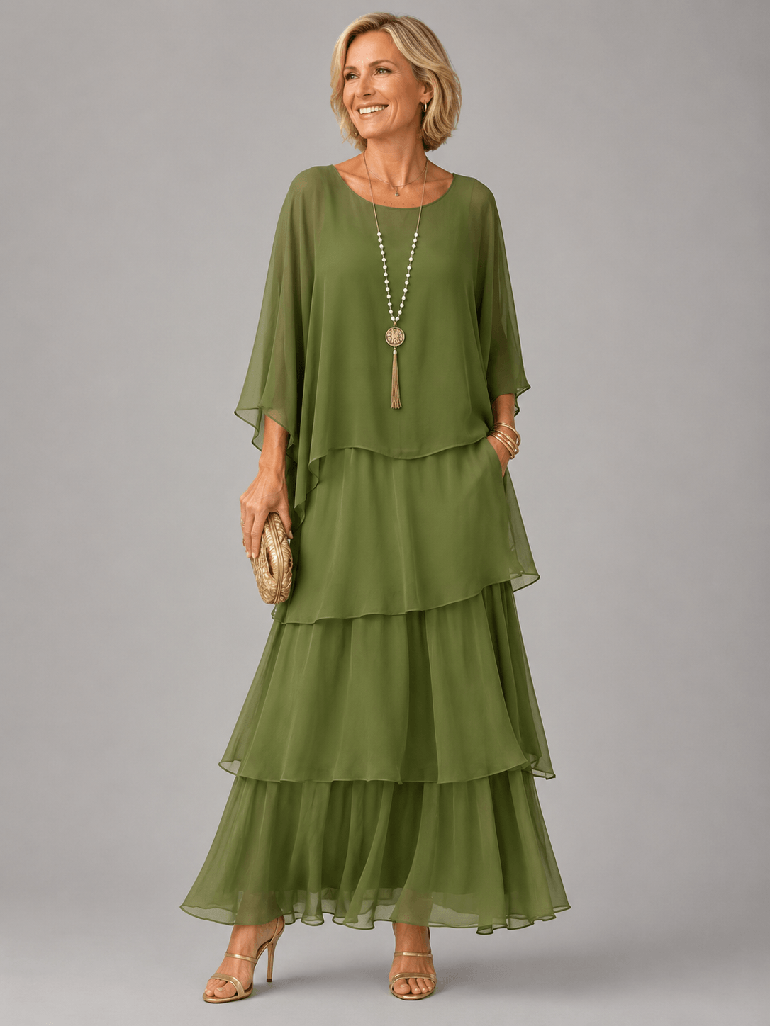 Linden Tiered Maxi Dress